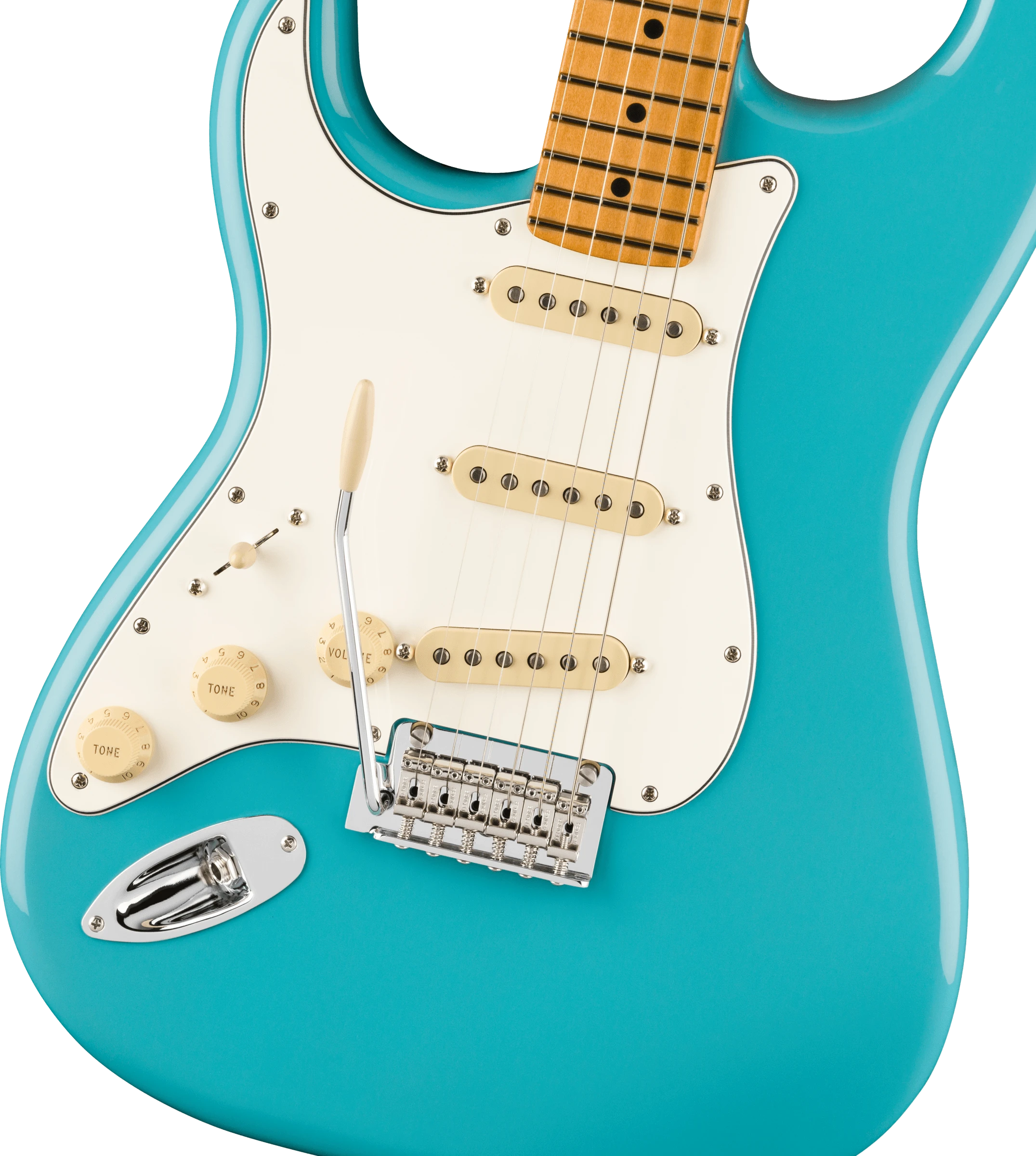 Fender® Player II Stratocaster® Left-Hand, Maple Fingerboard, Aquatone Blue