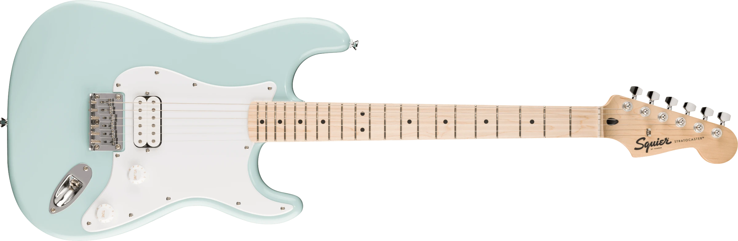 Squier® Squier Sonic® Stratocaster® HT H, Maple Fingerboard, White Pickguard, Sonic Blue