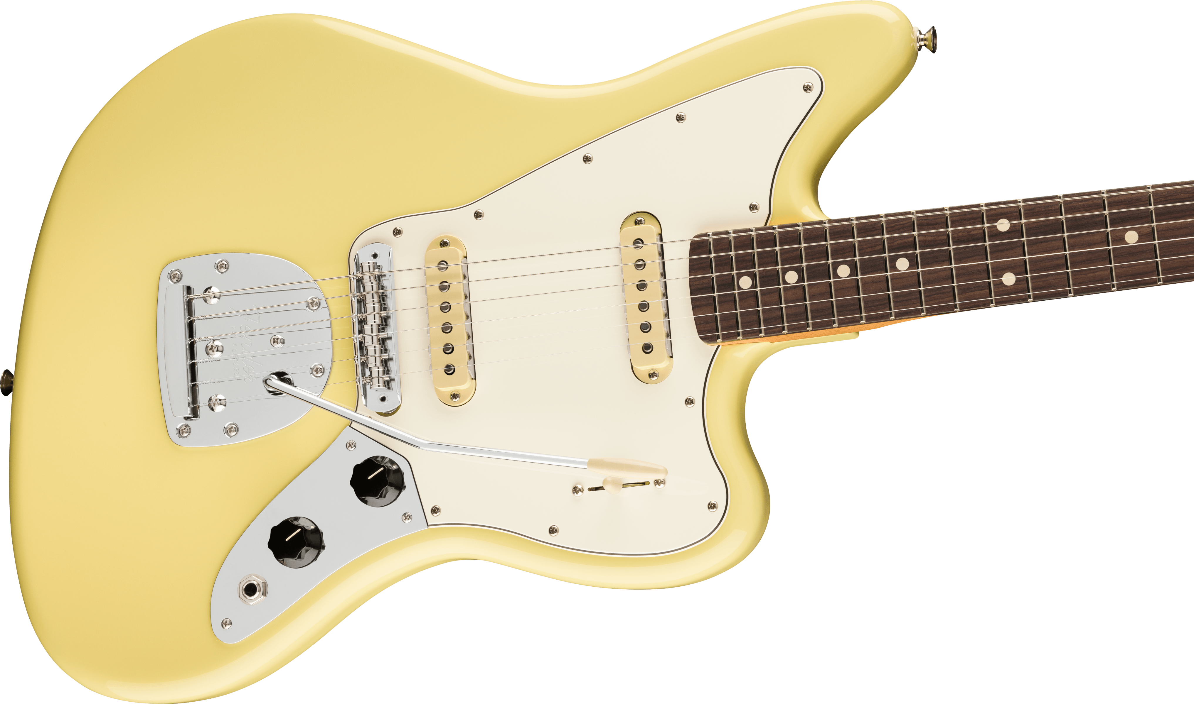 Fender® Player II Jaguar®, Rosewood Fingerboard, Hialeah Yellow
