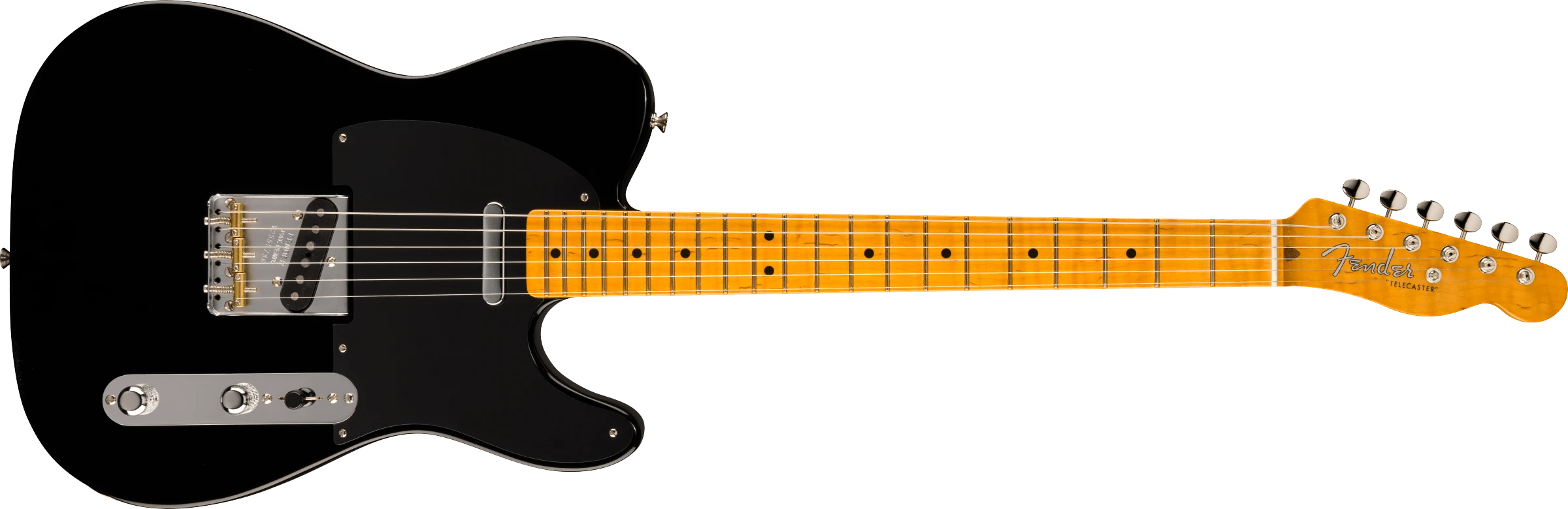 Fender® Limited Edition American Vintage II 1951 Telecaster®, Flame Maple Fingerboard, Black
