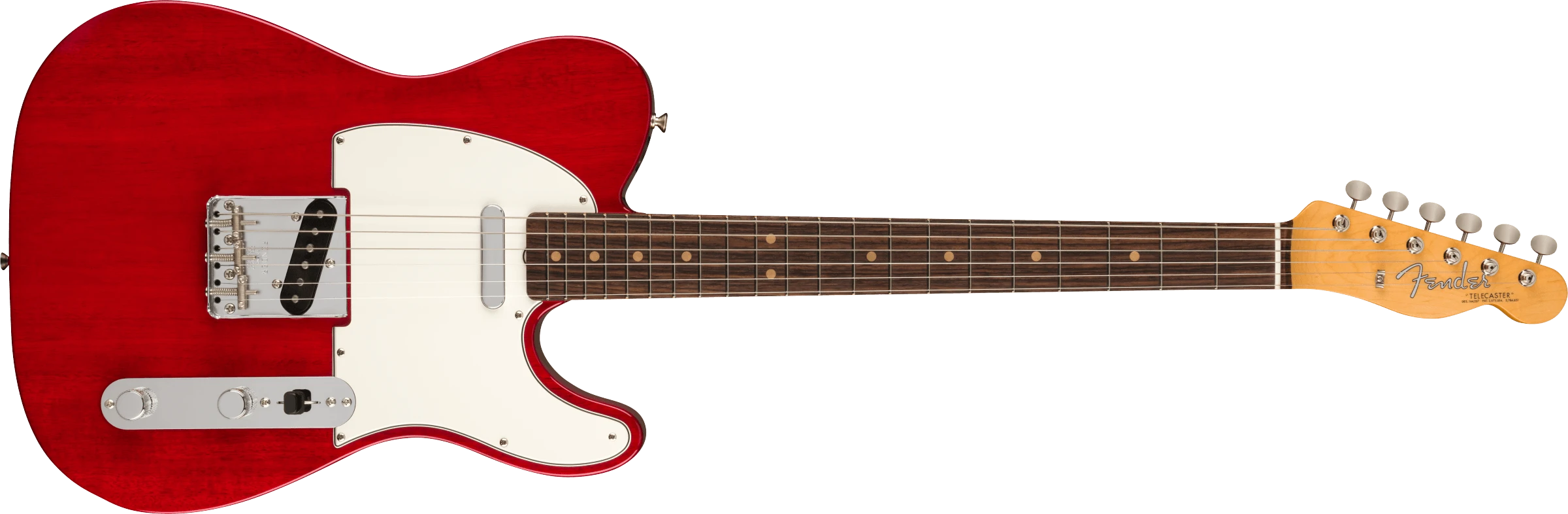 Fender® American Vintage II 1963 Telecaster®, Rosewood Fingerboard, Crimson Red Transparent