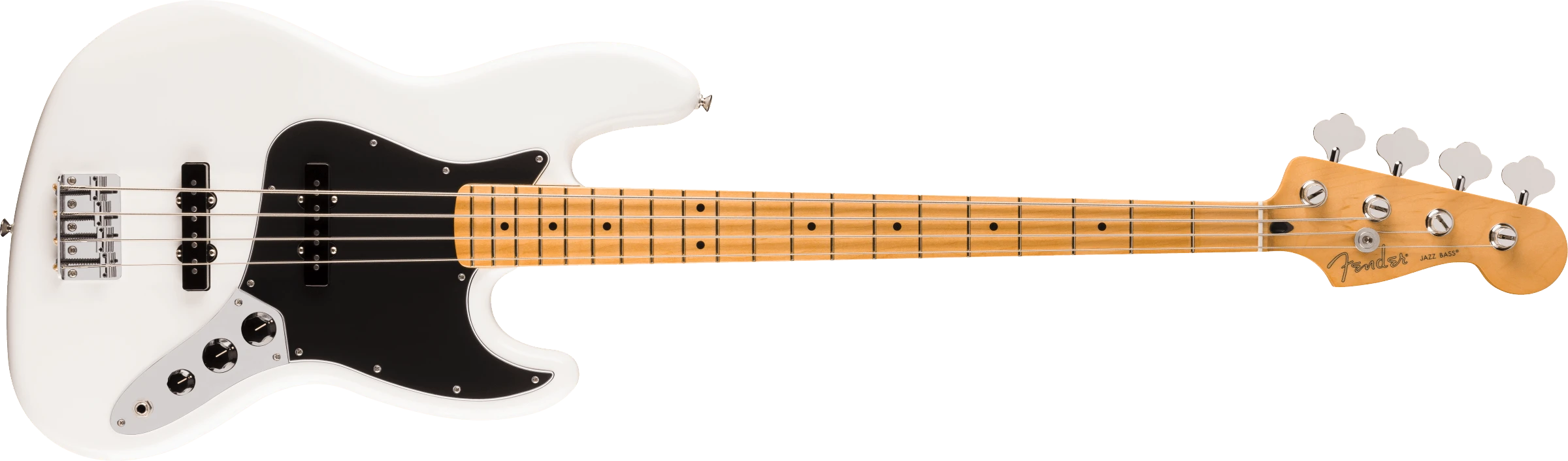 Fender® Player II Jazz Bass®, Maple Fingerboard, Polar White