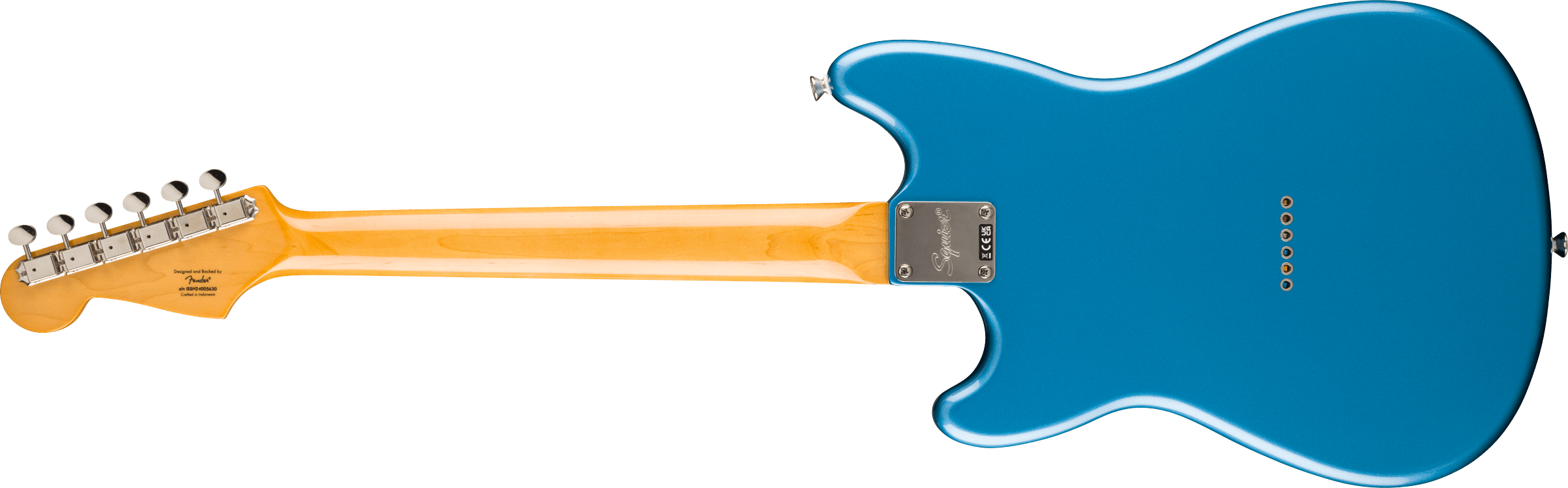 Squier® Classic Vibe™ Duo-Sonic™ HS, Laurel Fingerboard, Parchment Pickguard, Lake Placid Blue