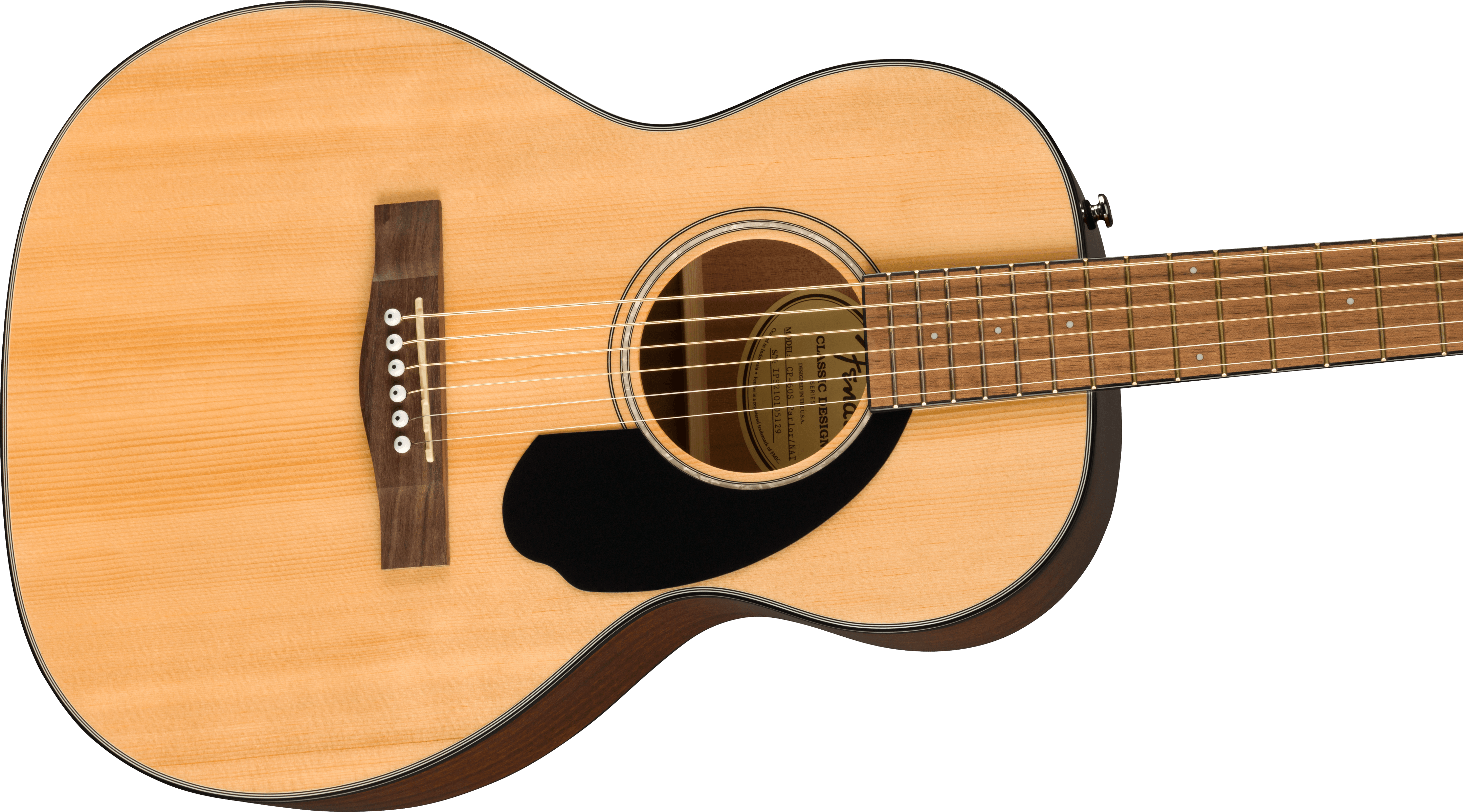 Fender® CP-60S Parlor, Walnut Fingerboard, Natural