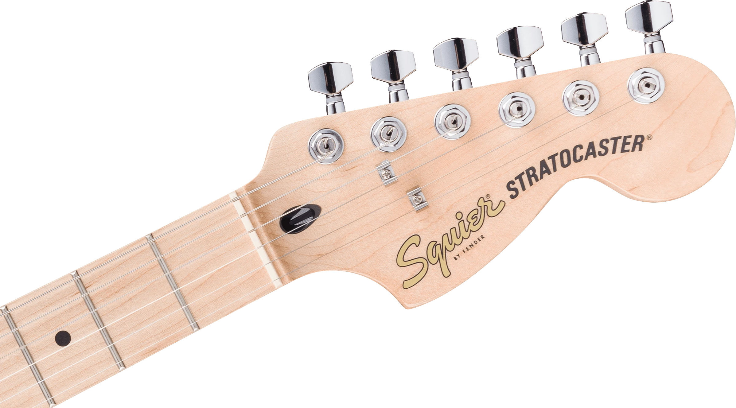 Squier® FSR Affinity™ Stratocaster® Junior HSS, Maple Fingerboard, White Pickguard, Pearl White