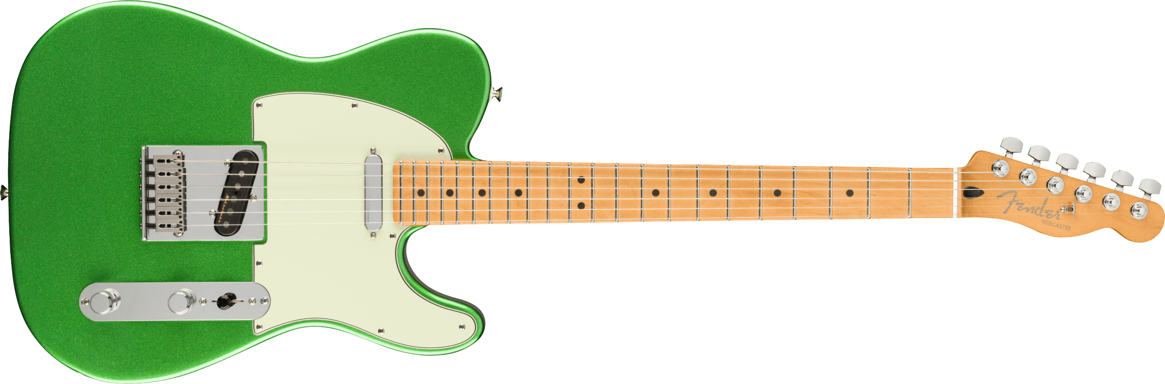 Fender® Player Plus Telecaster®, Maple Fingerboard, Cosmic Jade