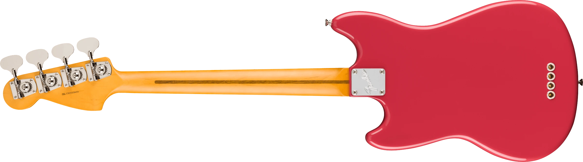 Fender® American Professional Classic Mustang Bass®, Maple Fingerboard, Faded Dakota Red