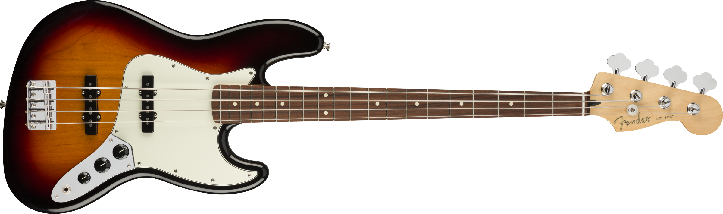 Fender® Player Jazz Bass®, Pau Ferro Fingerboard, 3-Color Sunburst