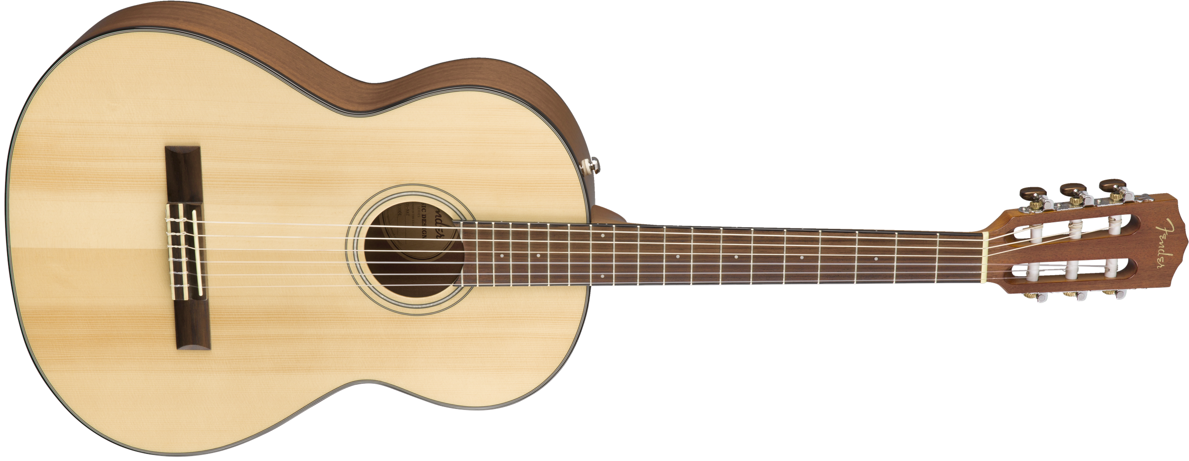 Fender® CN-60S Nylon, Walnut Fingerboard, Natural
