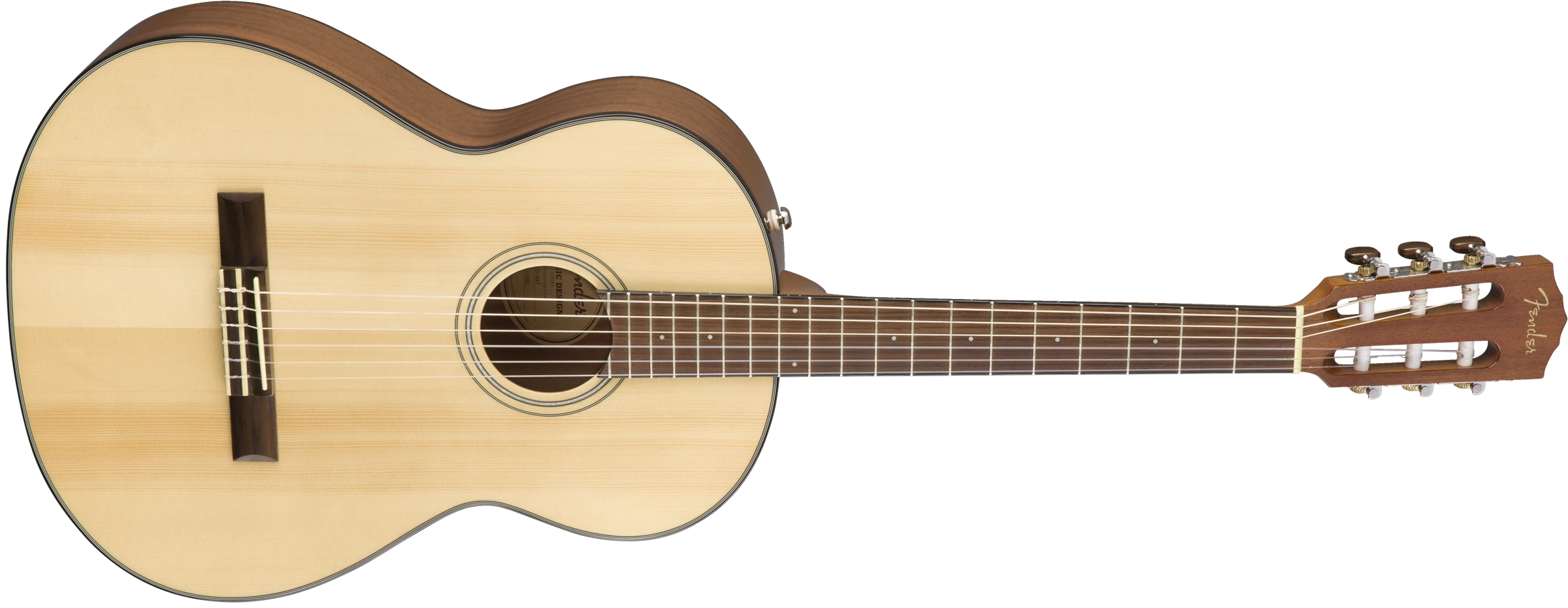 Fender® CN-60S Nylon, Walnut Fingerboard, Natural