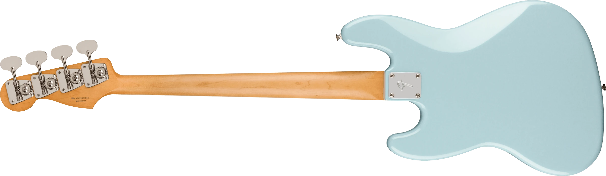 Fender® Gold Foil Jazz Bass®, Ebony Fingerboard, Sonic Blue