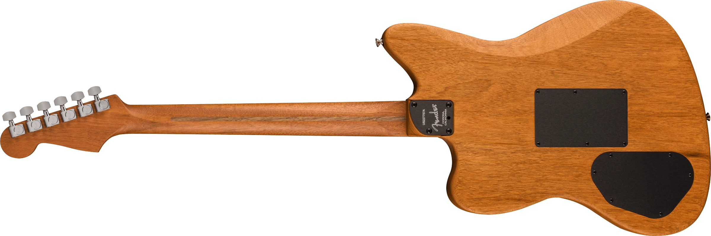 Fender® American Acoustasonic® Jazzmaster® All-Mahogany, Ebony Fingerboard, Bourbon Burst