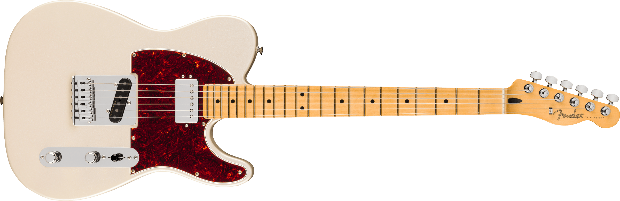Fender® Player II Modified Telecaster® SH, Maple Fingerboard, Olympic Pearl