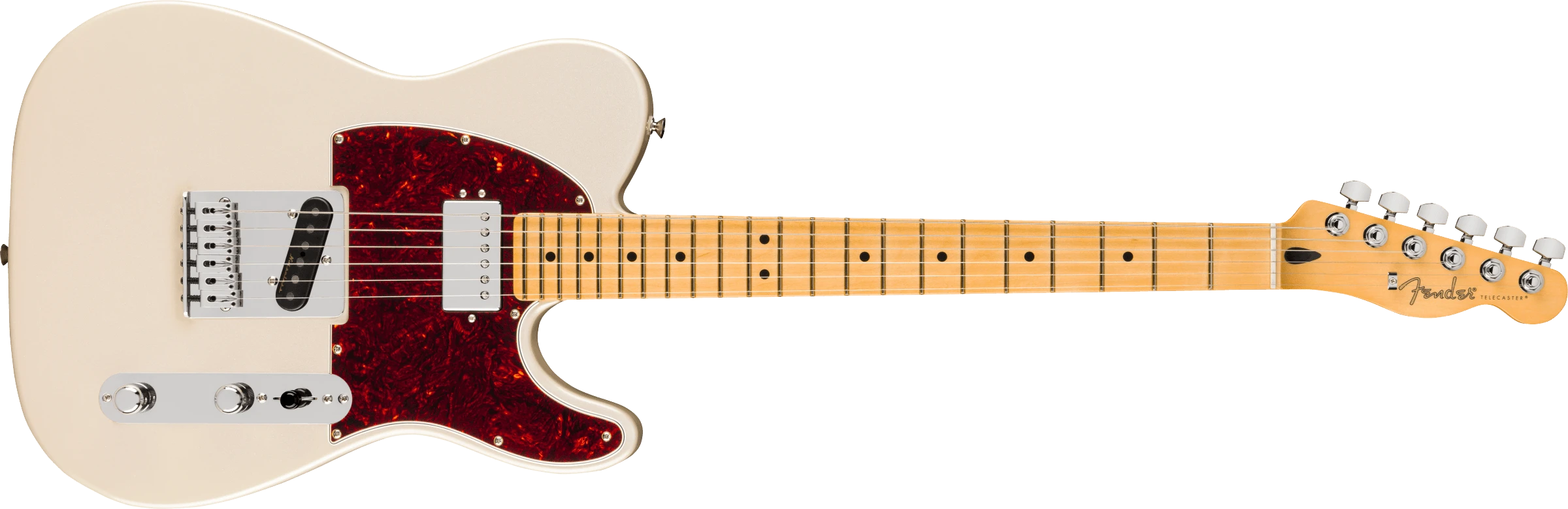 Fender® Player II Modified Telecaster® SH, Maple Fingerboard, Olympic Pearl