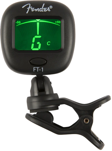 Fender® FT-1 Pro Clip-On Tuner, Black