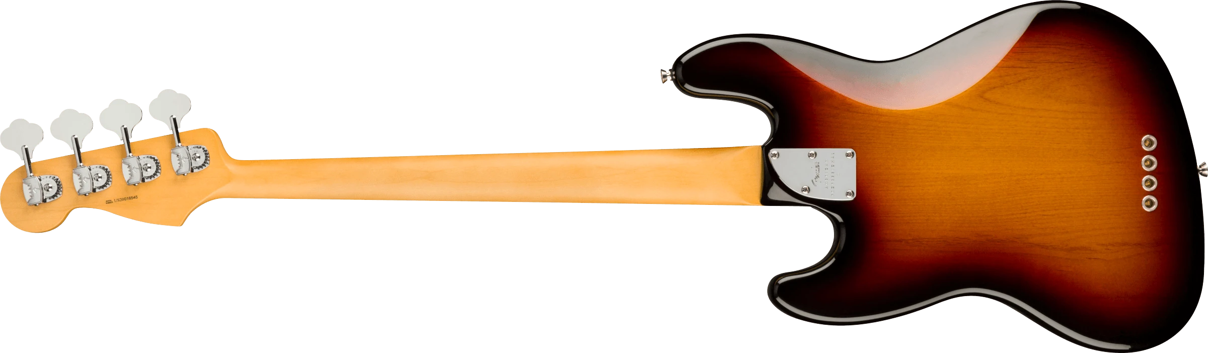 Fender® American Professional II Jazz Bass®, Maple Fingerboard, 3-Color Sunburst