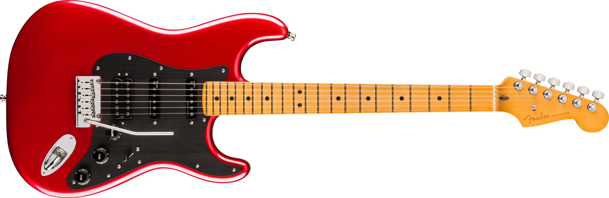 Fender® American Ultra II Stratocaster® HSS, Maple Fingerboard, Sinister Red