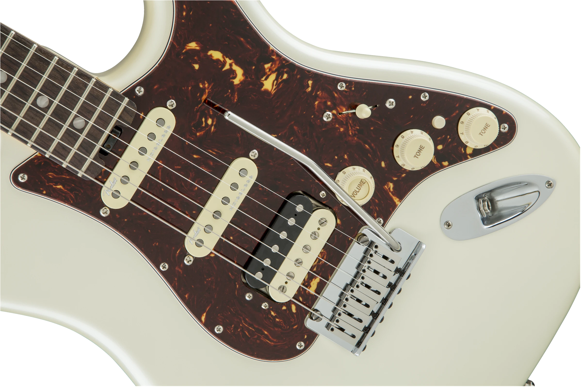 Fender® American Elite Stratocaster® HSS ShawBucker™, Rosewood Fingerboard, Olympic Pearl