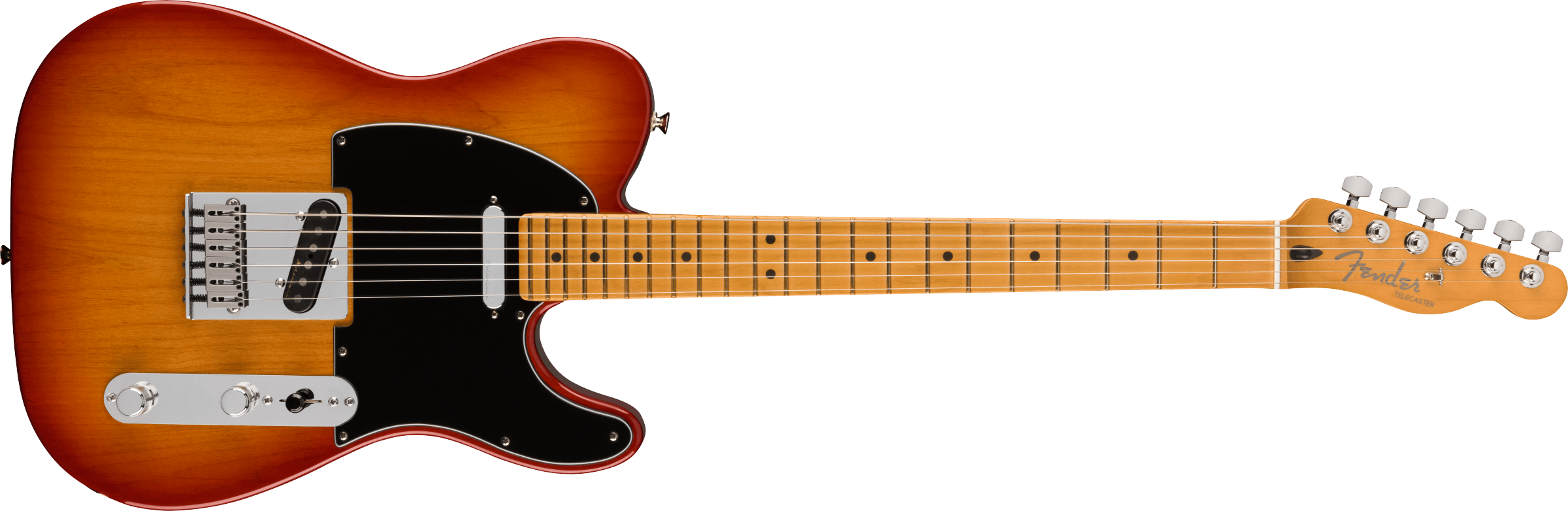 Fender® Player Plus Telecaster®, Maple Fingerboard, Sienna Sunburst