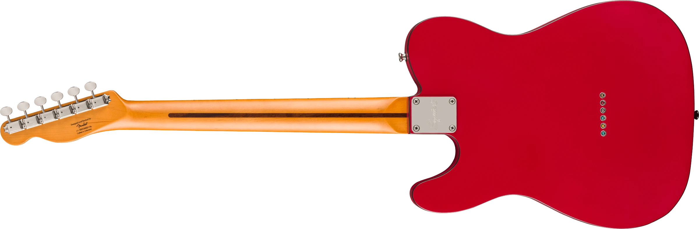 Squier® Limited Edition Classic Vibe™ '60s Custom Telecaster®, Maple Fingerboard, Parchment Pickguard, Satin Dakota Red