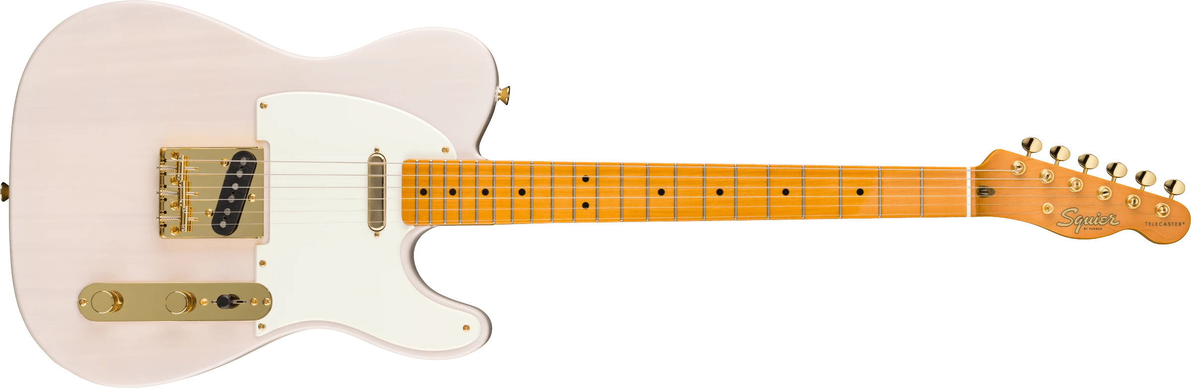 Squier®  FSR Classic Vibe '50s Telecaster®, Maple Fingerboard, Parchment Pickguard, White Blonde