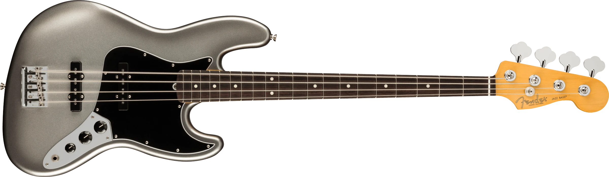 Fender® American Professional II Jazz Bass®, Rosewood Fingerboard, Mercury