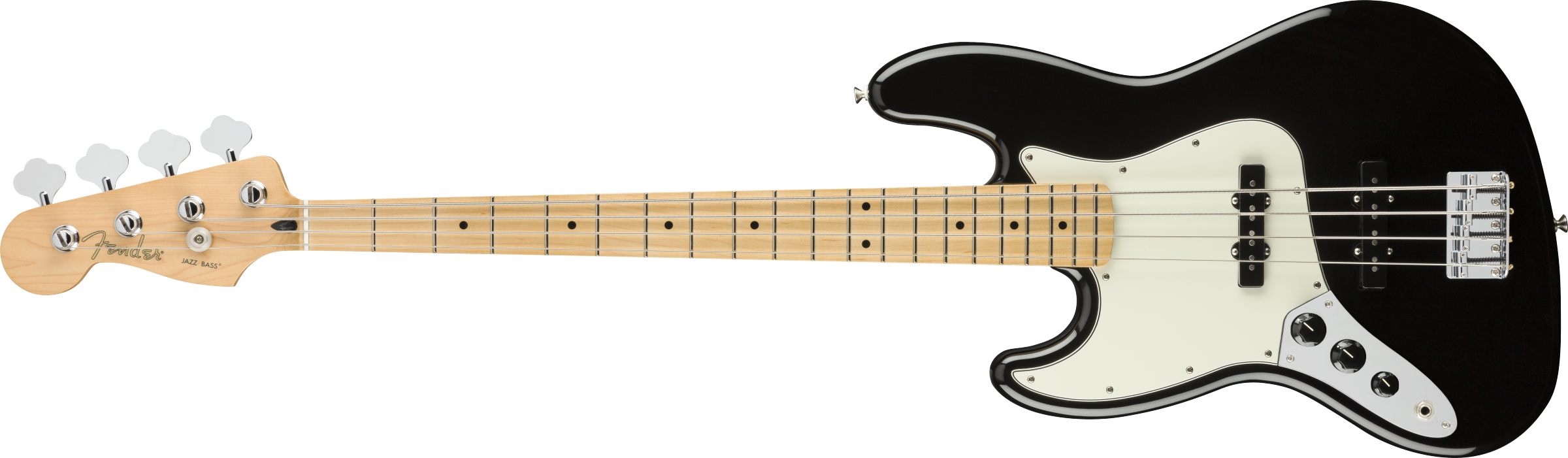 Fender® Player Jazz Bass® Left-Handed, Maple Fingerboard, Black