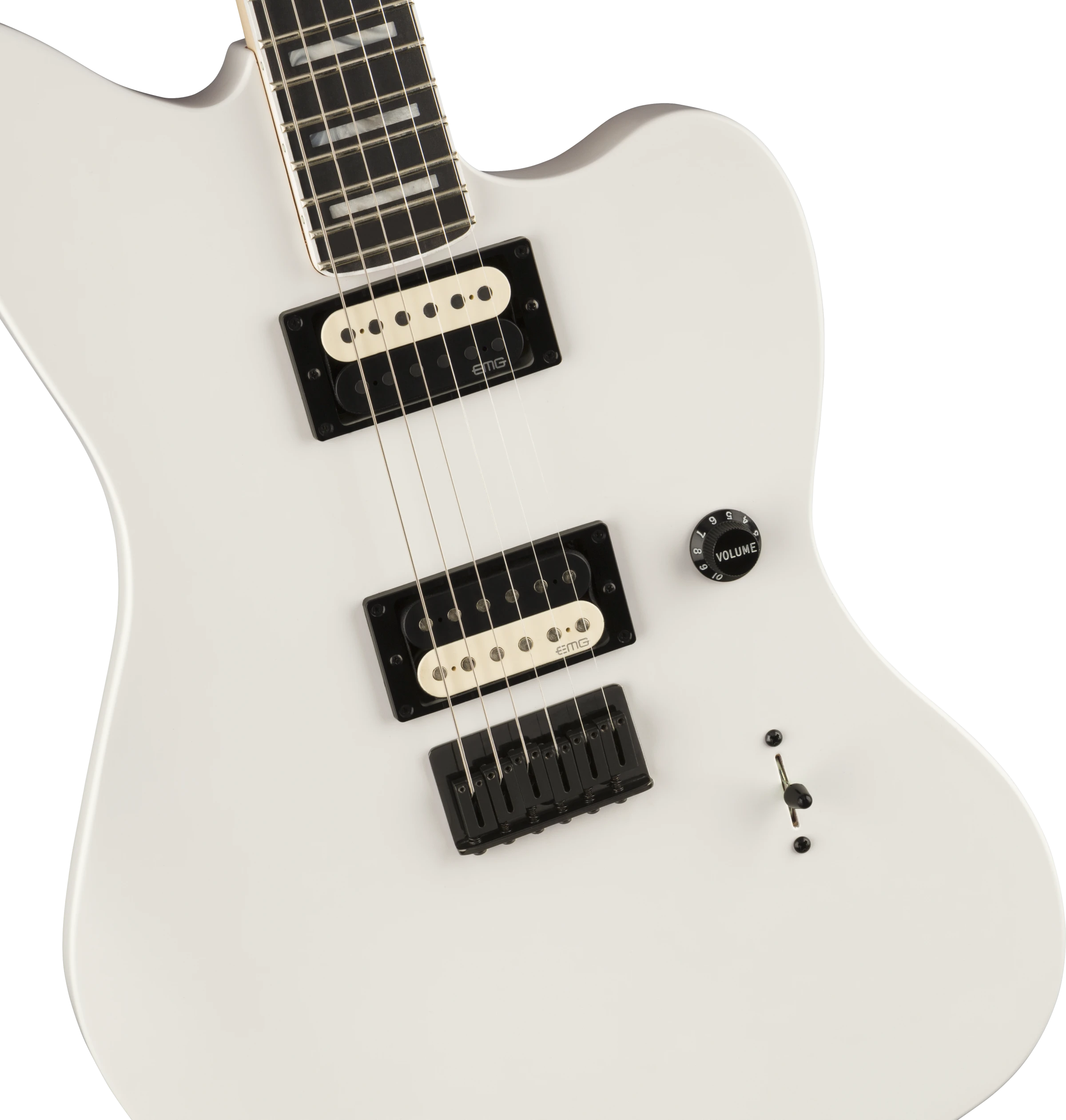 Fender® Jim Root Jazzmaster® V4, Ebony Fingerboard, Flat White