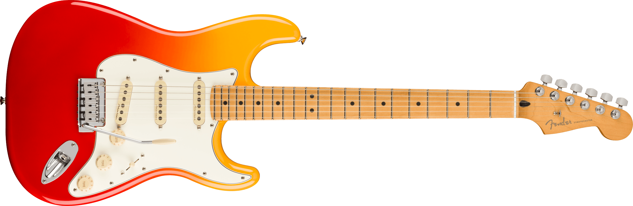 Fender® Player Plus Stratocaster®, Maple Fingerboard, Tequila Sunrise