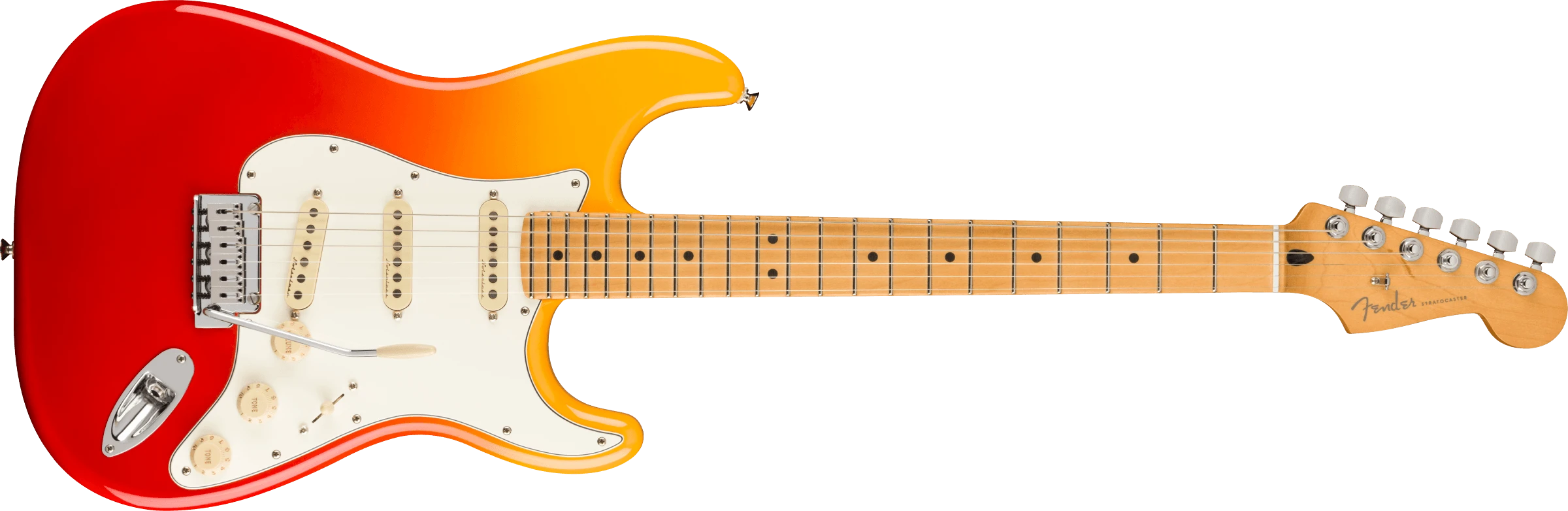Fender® Player Plus Stratocaster®, Maple Fingerboard, Tequila Sunrise