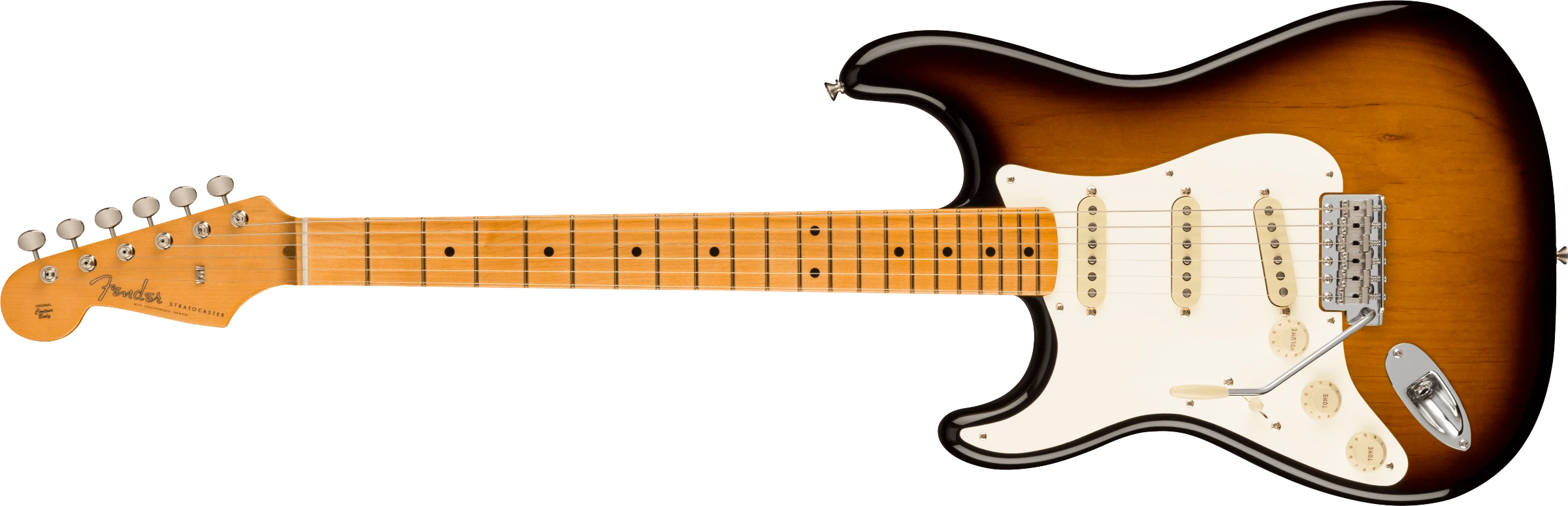 Fender® American Vintage II 1957 Stratocaster® Left-Hand, Maple Fingerboard, 2-Color Sunburst