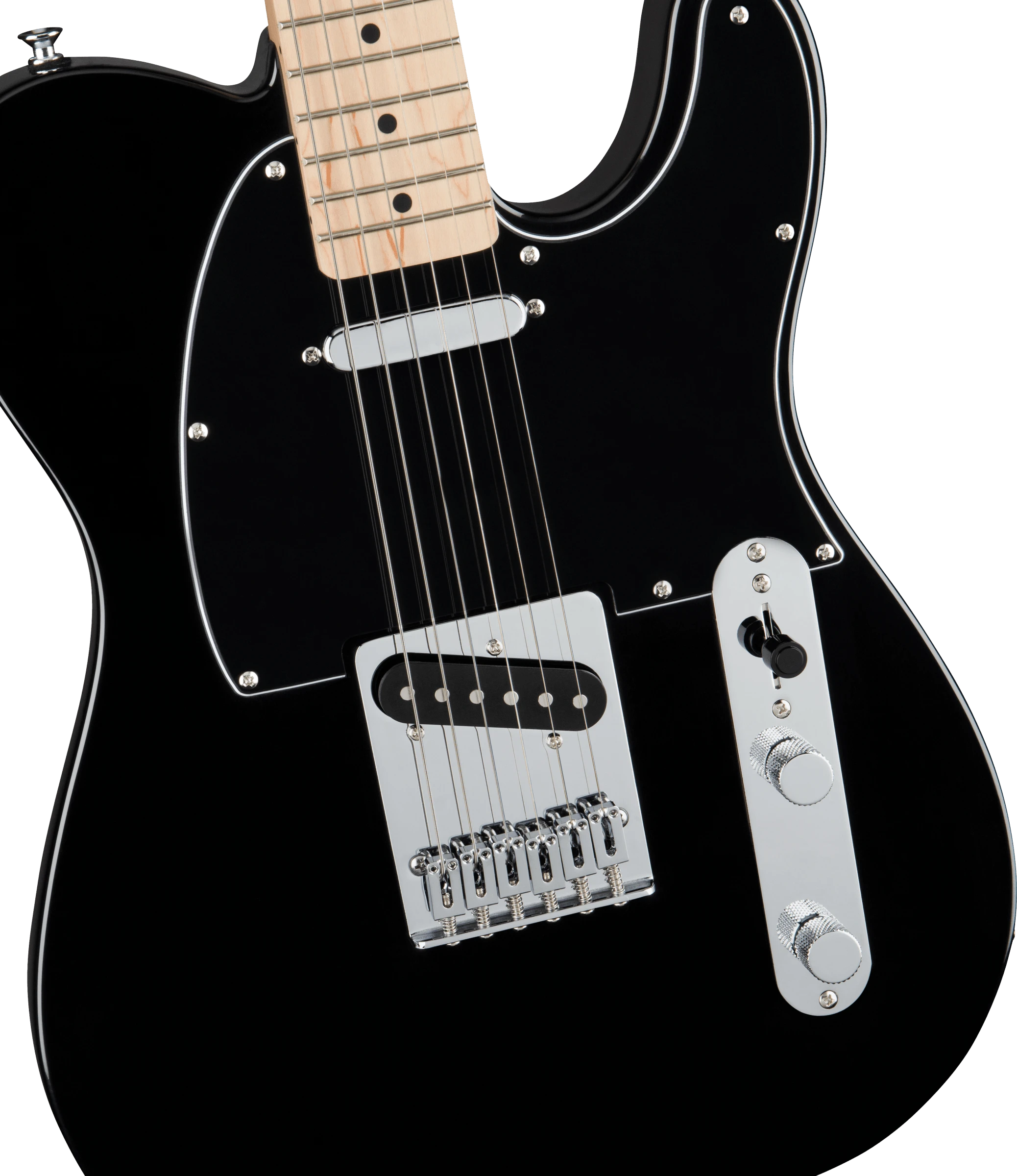 Squier® FSR Affinity Series™ Telecaster®, Maple Fingerboard, Black Pickguard, Black