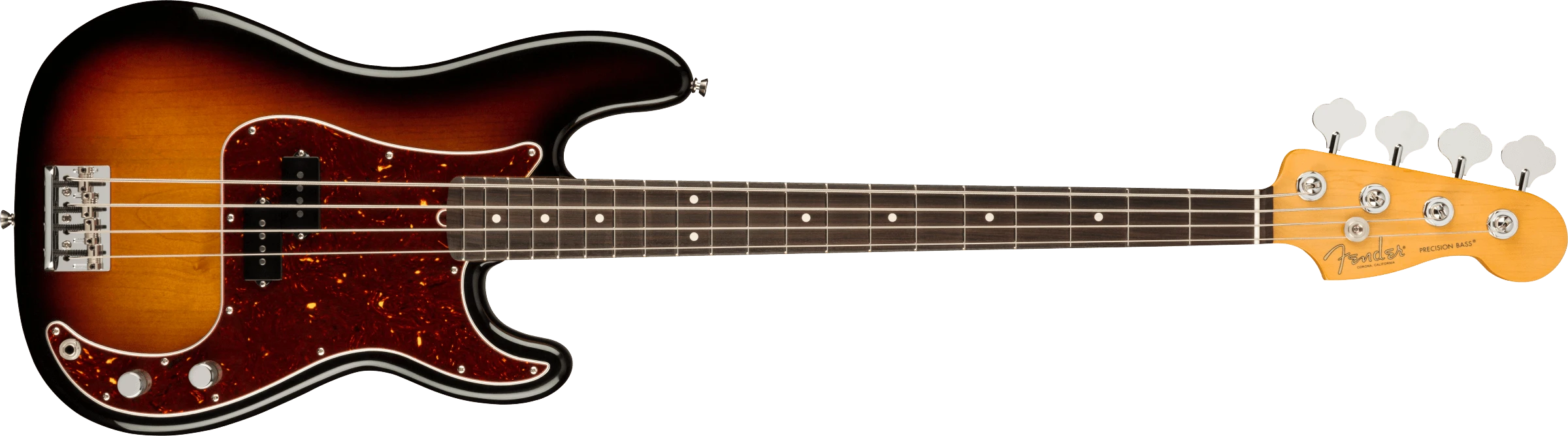 Fender® American Professional II Precision Bass®, Rosewood Fingerboard, 3-Color Sunburst