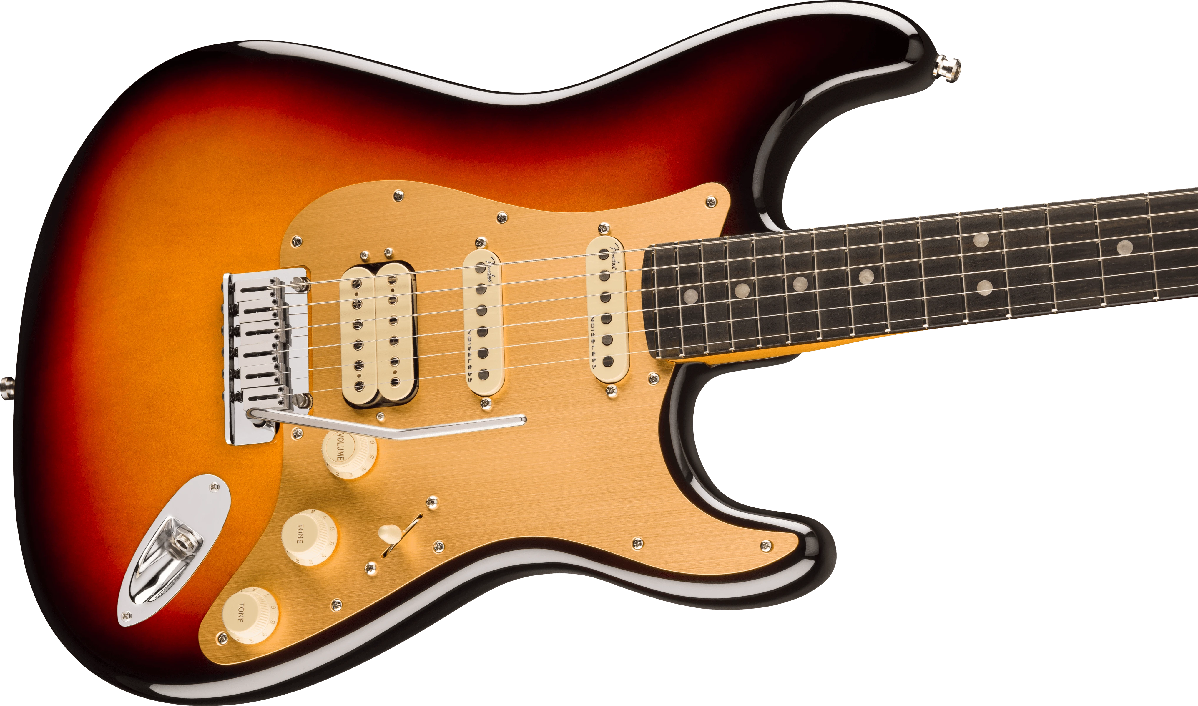Fender® American Ultra II Stratocaster® HSS, Ebony Fingerboard, Ultraburst