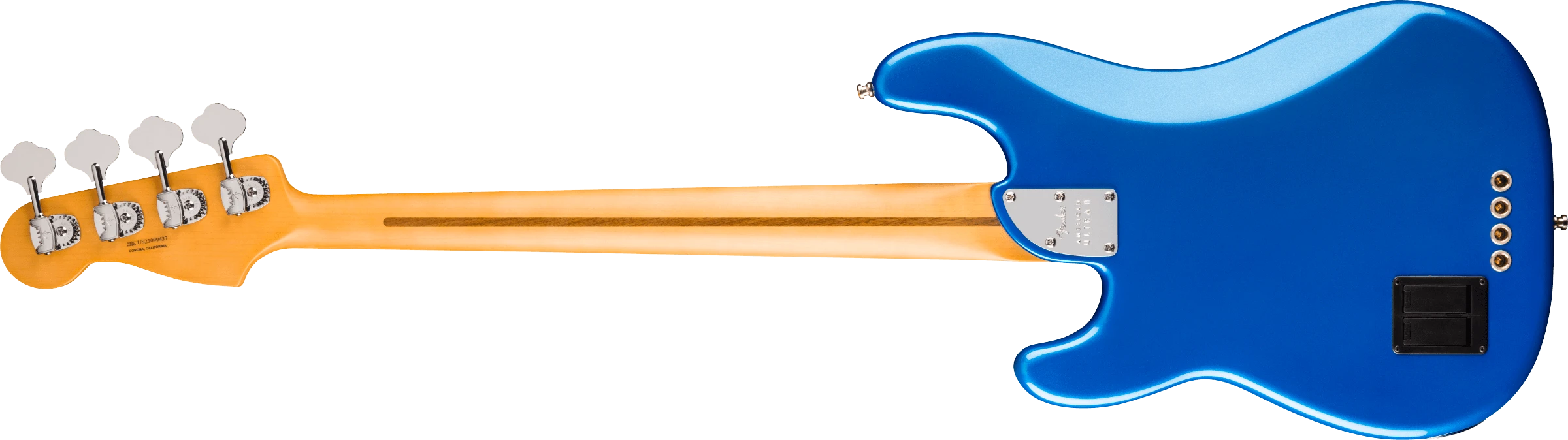 Fender® American Ultra II Precision Bass®, Ebony Fingerboard, Noble Blue