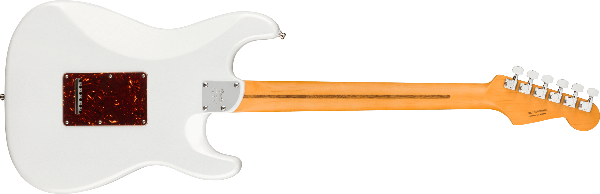 Fender® American Ultra Stratocaster® Left-Hand, Rosewood Fingerboard, Arctic Pearl