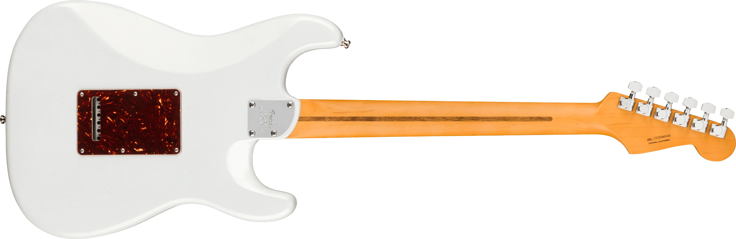 Fender® American Ultra Stratocaster® Left-Hand, Rosewood Fingerboard, Arctic Pearl