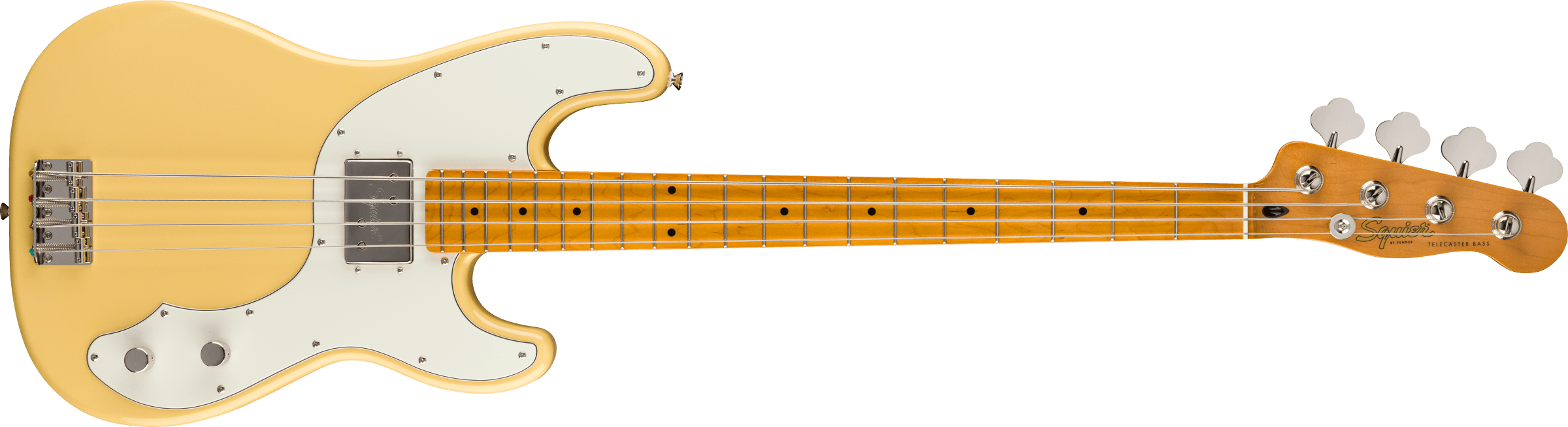 Squier® Classic Vibe™ Telecaster® Bass, Maple Fingerboard, Parchment Pickguard, Vintage White