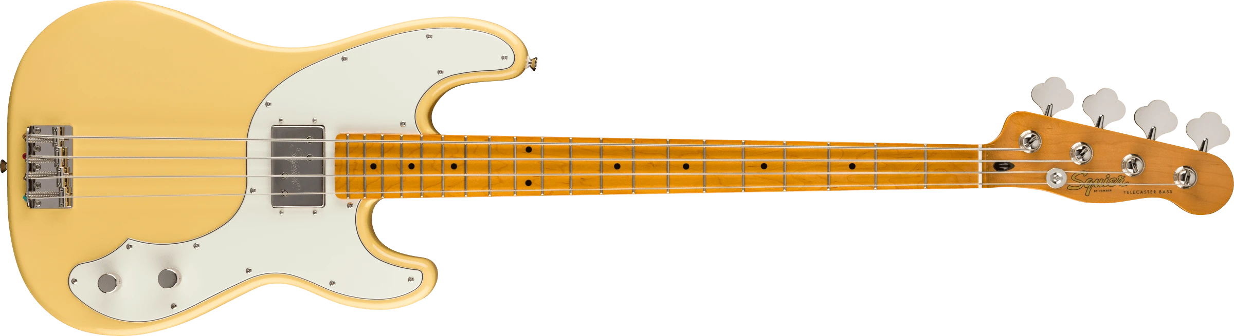 Squier® Classic Vibe™ Telecaster® Bass, Maple Fingerboard, Parchment Pickguard, Vintage White