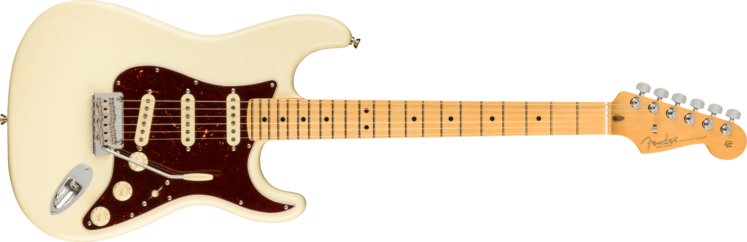 Fender® American Professional II Stratocaster®, Maple Fingerboard, Olympic White