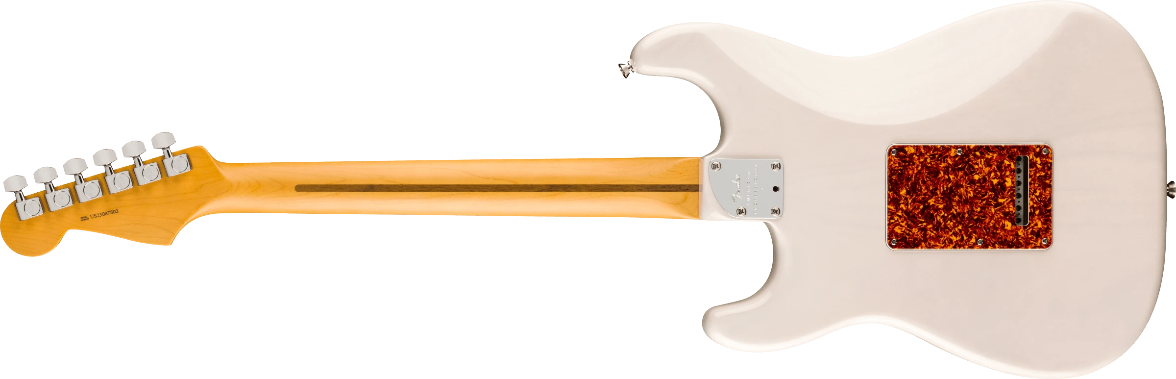 Fender® American Professional II Stratocaster® Thinline, Rosewood Fingerboard, White Blonde