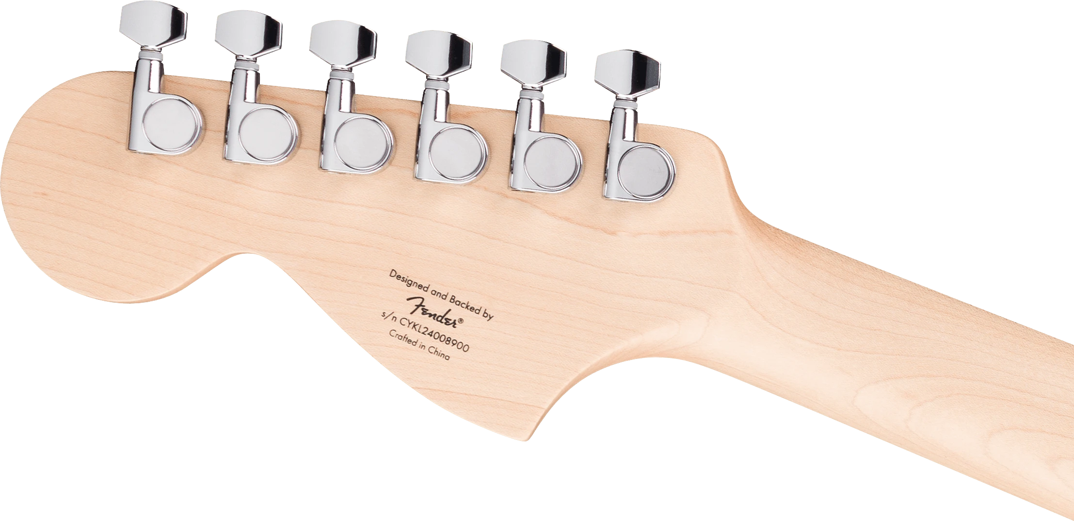 Squier® FSR Affinity™ Jaguar®, Laurel Fingerboard, White Pickguard, Matching Headstock, Shell Pink