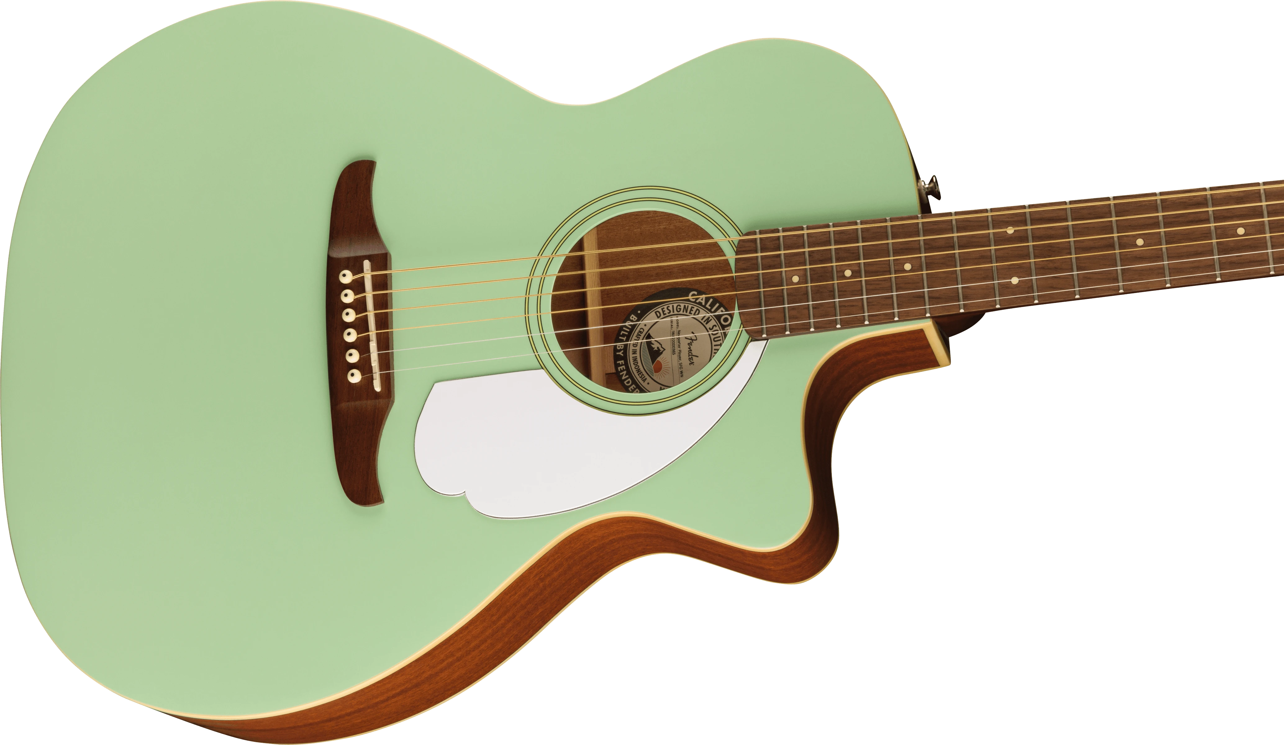 Fender® Newporter Player, Walnut Fingerboard, White Pickguard, Surf Green