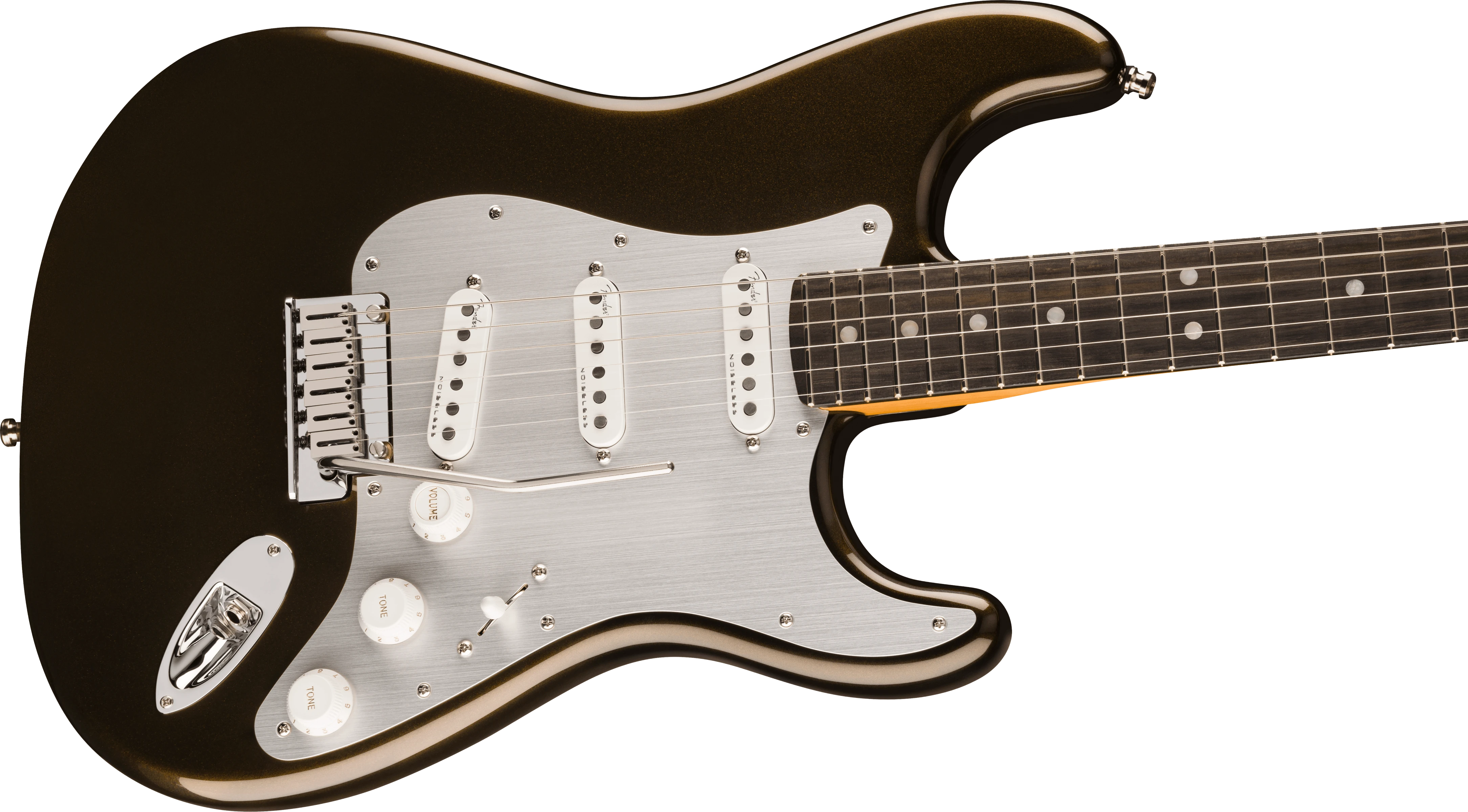 Fender® American Ultra II Stratocaster®, Ebony Fingerboard, Texas Tea