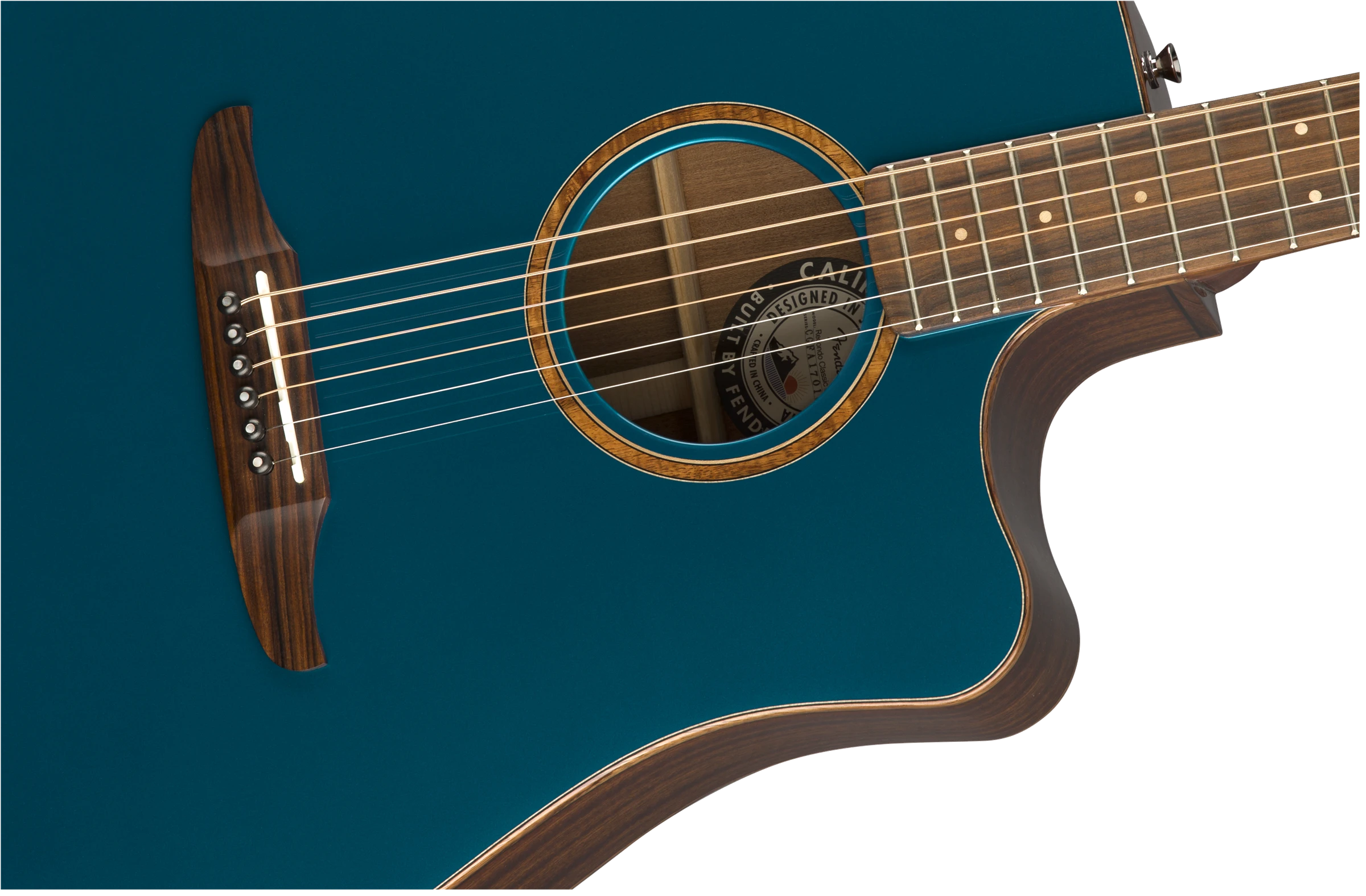 Fender® Redondo Classic w/ Bag, Pau Ferro Fingerboard, Cosmic Turquoise