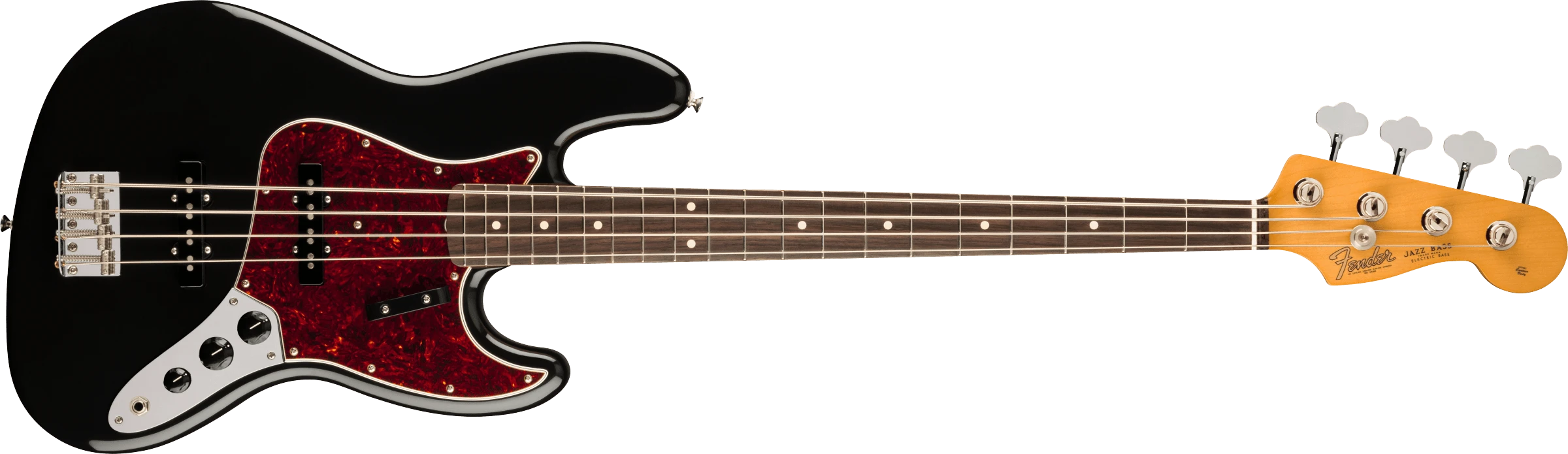 Fender® Vintera® II '60s Jazz Bass®, Rosewood Fingerboard, Black