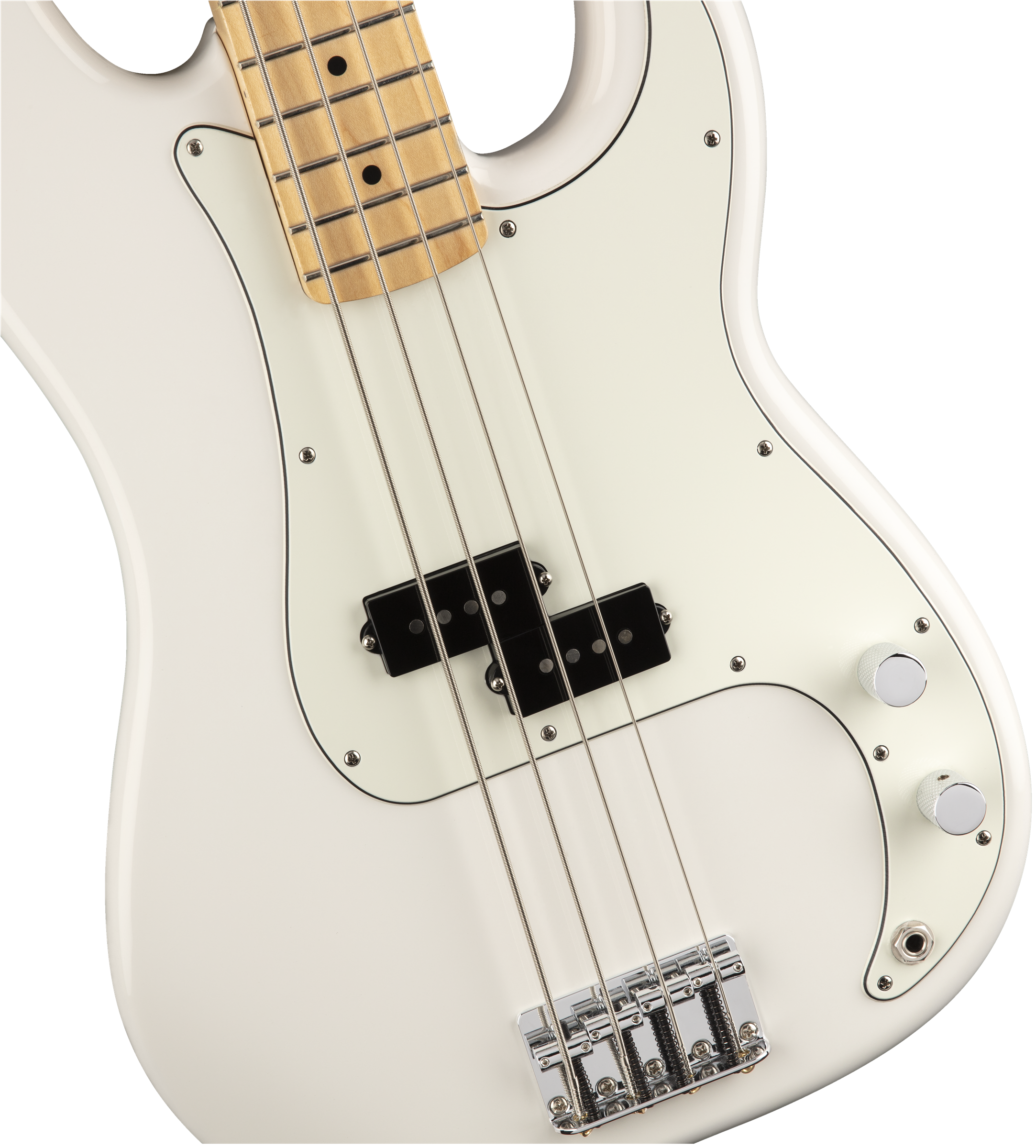 Fender® Player Precision Bass®, Maple Fingerboard, Polar White