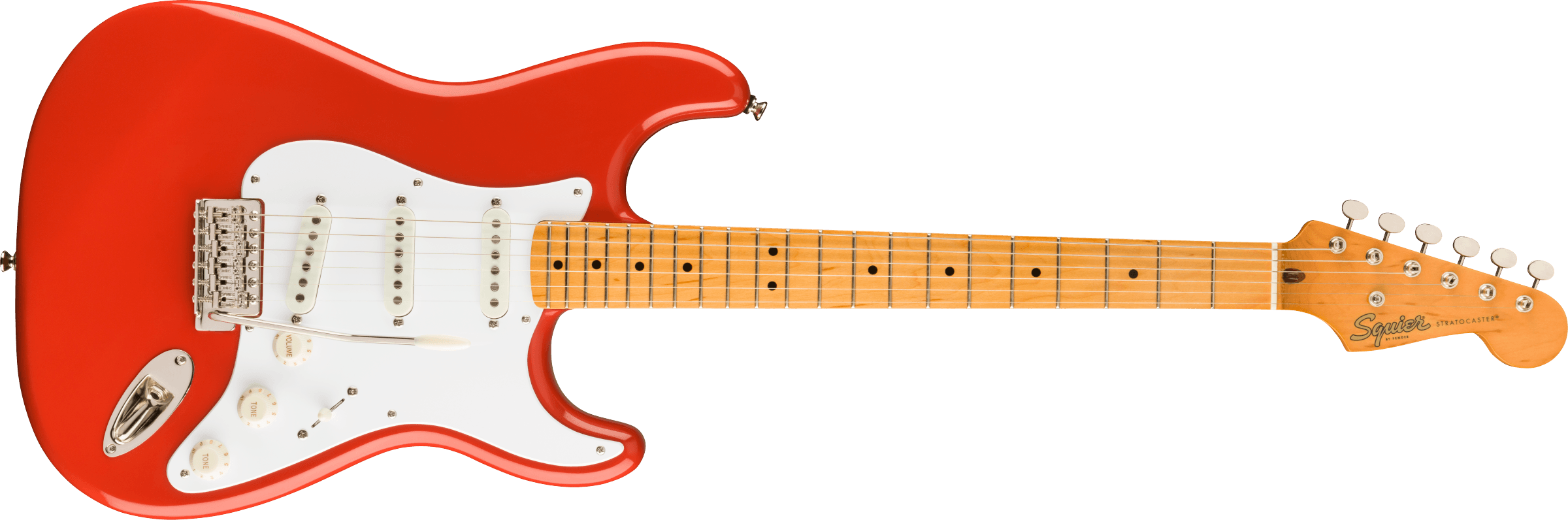 Squier® Classic Vibe '50s Stratocaster®, Maple Fingerboard, Fiesta Red