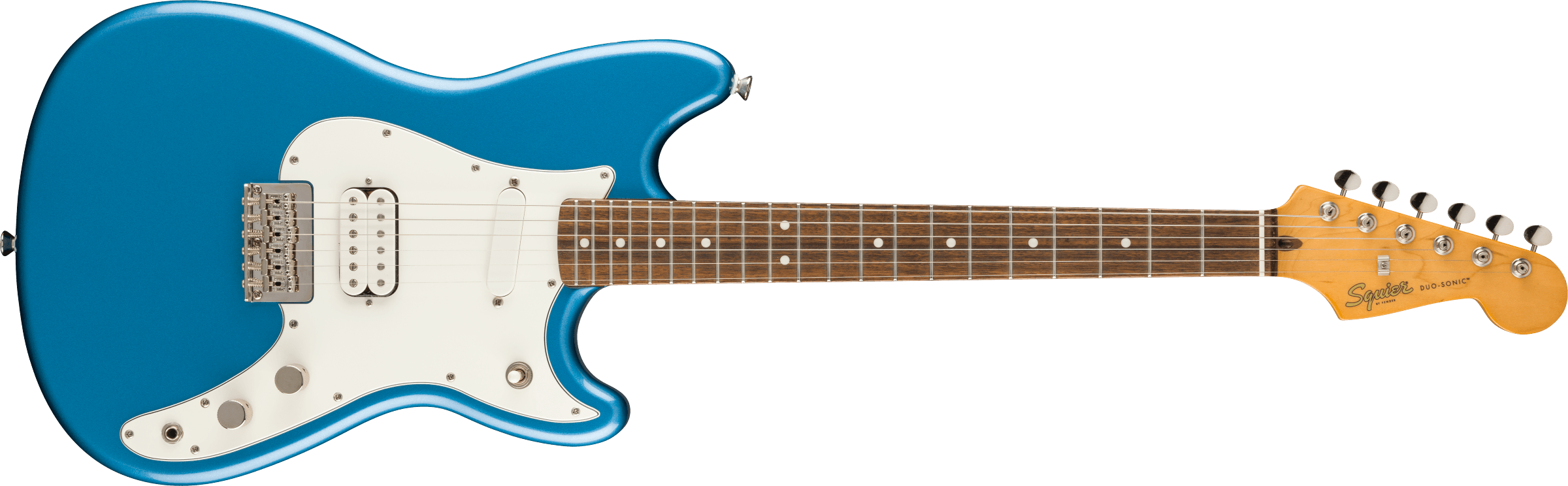 Squier® Classic Vibe™ Duo-Sonic™ HS, Laurel Fingerboard, Parchment Pickguard, Lake Placid Blue