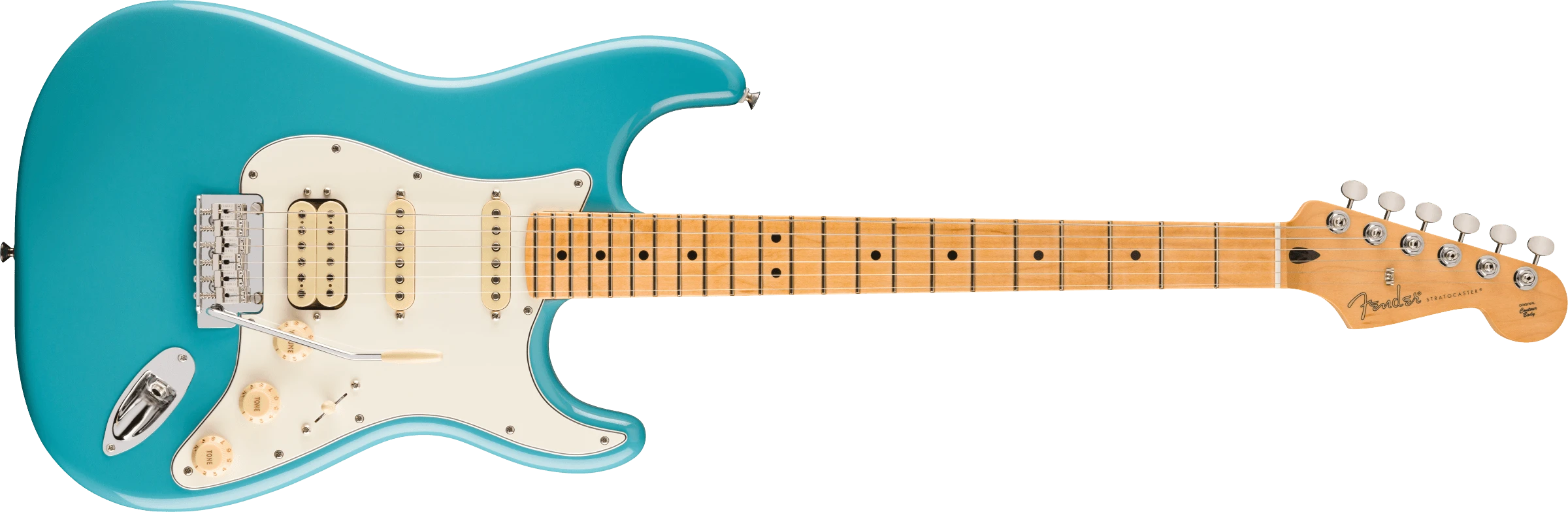 Fender® Player II Stratocaster® HSS, Maple Fingerboard, Aquatone Blue